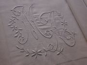 Large embroidered mongram MA 1910